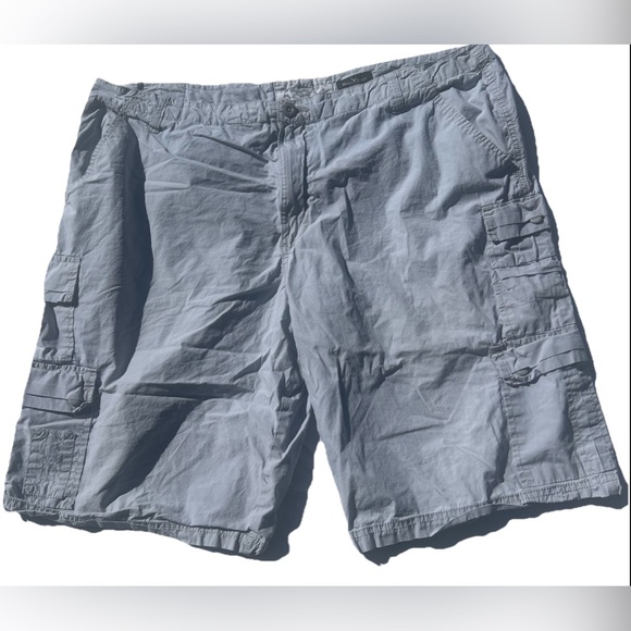 Marc Ecko Cut & Sew‎ cargo shorts men's 40 Gray cotton lightweight outdoor - Picture 1 of 11